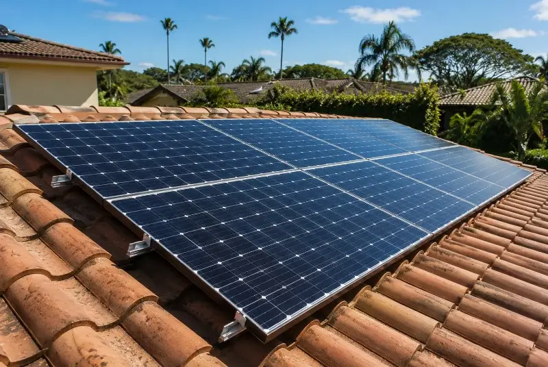 Installation de panneaux solaires à Audenge